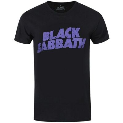 Black Sabbath Unisex Wavy Logo T-Shirt XL - T-Shirt Black Sabbath Unisex Wavy Logo T-Shirt XL - T-Shirt