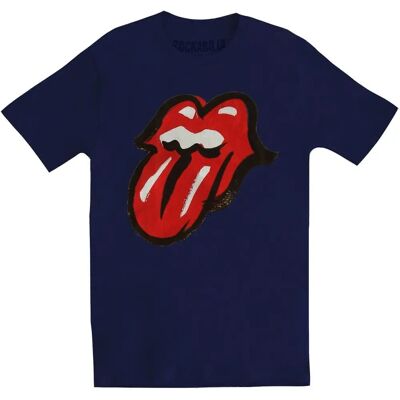 T-Shirt Lingua No Filter The Rolling Stones - Navy - Taglia 42 T-Shirt Lingua No Filter The Rolling Stones - Navy - Taglia 42