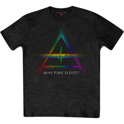 Pink Floyd Maglietta Unisex Adulti Perché Stampa Dietro - Maglietta Pink Floyd Maglietta Unisex Adulti Perché Stampa Dietro - Maglietta