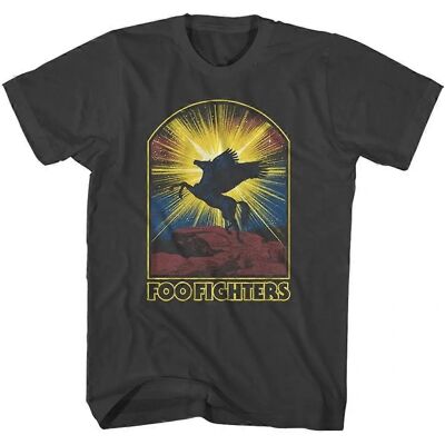 T-shirt Pègaso Foo Fighters - Unisex Adulto Nero S T-shirt Pègaso Foo Fighters - Unisex Adulto Nero S