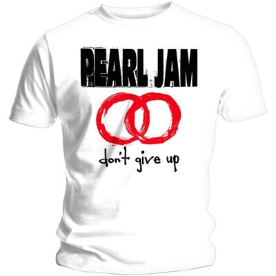 Pearl Jam Don ́t Give Up White XXL T-Shirt - T-Shirt Pearl Jam Don ́t Give Up White XXL T-Shirt - T-Shirt