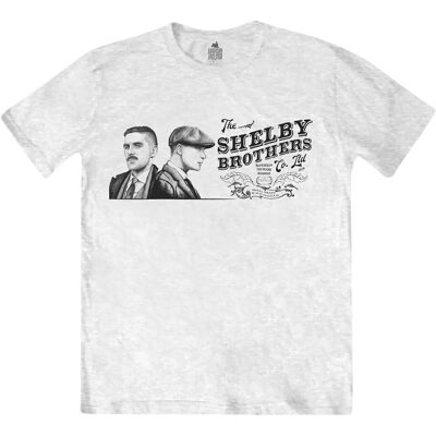 Peaky Blinders Shelby Brothers Paesaggio T-Shirt Bianco S - T-Shirt Peaky Blinders Shelby Brothers Paesaggio T-Shirt Bianco S - T-Shirt