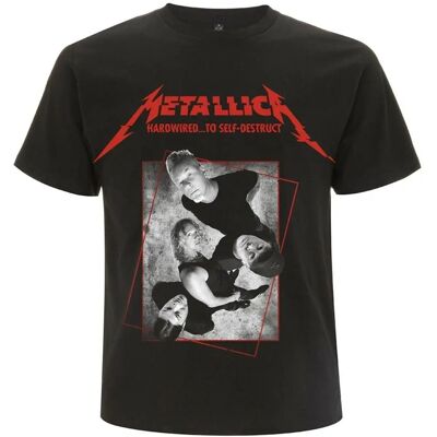 Metallica Unisex Adult Hardwired Band Concrete T-Shirt - T-Shirt Metallica Unisex Adult Hardwired Band Concrete T-Shirt - T-Shirt