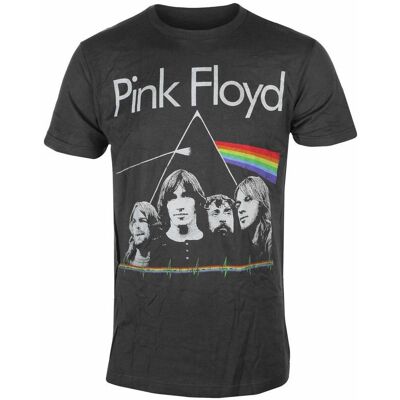 Pink Floyd Unisex DSOTM Band & Pulse T-Shirt - T-Shirt Pink Floyd Unisex DSOTM Band & Pulse T-Shirt - T-Shirt