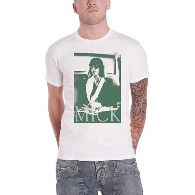 T-Shirt Mick Version 1 Bianca di The Rolling Stones - Unisex T-Shirt Mick Version 1 Bianca di The Rolling Stones - Unisex