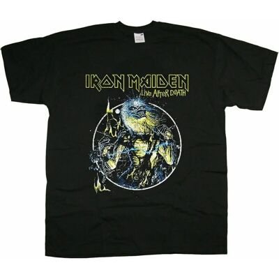 Maglietta Iron Maiden Live After Death Nera XL Maglietta Iron Maiden Live After Death Nera XL