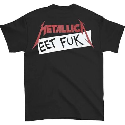Metallica Maglietta unisex XL nera con stampa sulla schiena Metallica Maglietta unisex XL nera con stampa sulla schiena