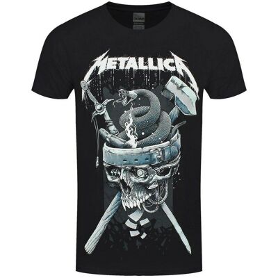 Metallica Unisex Adult History Logo T-Shirt - T-Shirt Metallica Unisex Adult History Logo T-Shirt - T-Shirt