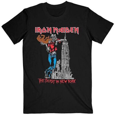 Iron Maiden La Bestia A New York Maglietta Nera - Maglietta Iron Maiden La Bestia A New York Maglietta Nera - Maglietta
