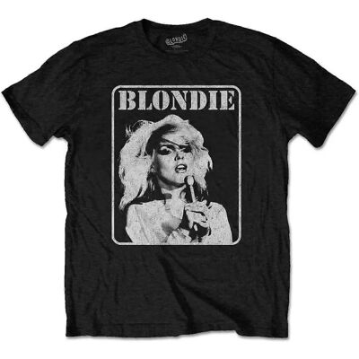 Blondie XL Black Poster T-Shirt - Unisex Clothing Blondie XL Black Poster T-Shirt - Unisex Clothing