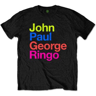 T-Shirt Unisex Adulti JPG&R Pepper Suit The Beatles Nero XL - Maglietta T-Shirt Unisex Adulti JPG&R Pepper Suit The Beatles Nero XL - Maglietta