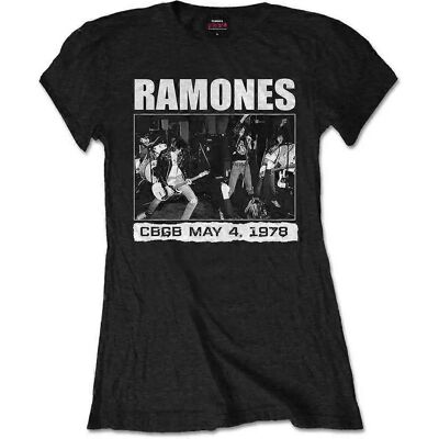 Ramones CBGB 1978 Black T-Shirt - T-Shirt Ramones CBGB 1978 Black T-Shirt - T-Shirt