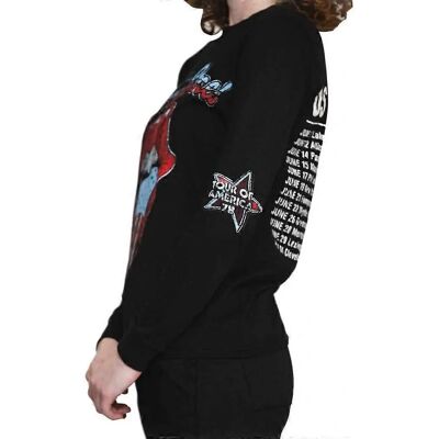 T-Shirt Manica Lunga Unisex Rolling Stones - Nero - Taglia 38 - Tour '78 T-Shirt Manica Lunga Unisex Rolling Stones - Nero - Taglia 38 - Tour '78