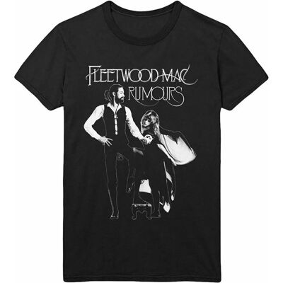 Fleetwood Mac Rumours T-Shirt - Unisex Adult Black S Fleetwood Mac Rumours T-Shirt - Unisex Adult Black S