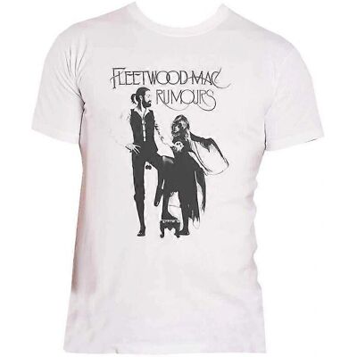 Fleetwood Mac Rumors T-Shirt - Unisex Adult White XXL Fleetwood Mac Rumors T-Shirt - Unisex Adult White XXL
