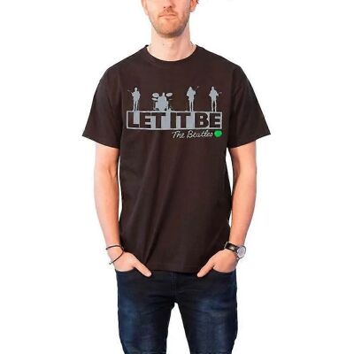 T-Shirt Rooftop dei Beatles - Unisex Adulto Nero S T-Shirt Rooftop dei Beatles - Unisex Adulto Nero S