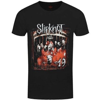 Slipknot Debut Album 19 Years Back Print T-Shirt - T-Shirt Slipknot Debut Album 19 Years Back Print T-Shirt - T-Shirt