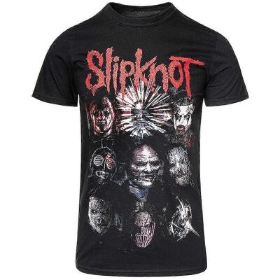 Slipknot Unisex Prepare for Hell Tour Back Print T-Shirt - T-Shirt Slipknot Unisex Prepare for Hell Tour Back Print T-Shirt - T-Shirt