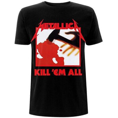 Metallica Kill 'Em All Black T-Shirt - T-Shirt Metallica Kill 'Em All Black T-Shirt - T-Shirt