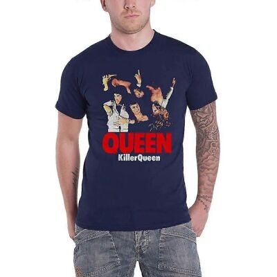 Queen Killer Queen Maglietta Blu Navy - Maglietta Queen Killer Queen Maglietta Blu Navy - Maglietta
