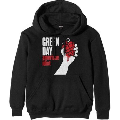 Green Day Unisex American Idiot Hoodie XXL - Hoodie Green Day Unisex American Idiot Hoodie XXL - Hoodie