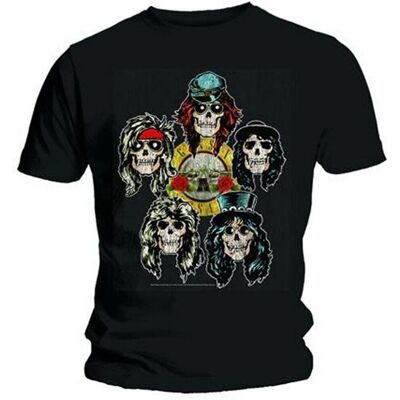 Guns N' Roses Unisex Vintage Heads T-Shirt - T-Shirt Guns N' Roses Unisex Vintage Heads T-Shirt - T-Shirt