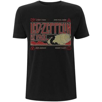 T-Shirt Fumo Nero Led Zeppelin - Unisex Adulti T-Shirt Fumo Nero Led Zeppelin - Unisex Adulti