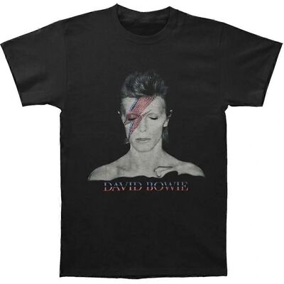 T-Shirt Nero David Bowie Aladdin Sane - Unisex T-Shirt Nero David Bowie Aladdin Sane - Unisex