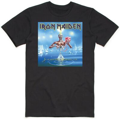 Maglietta Nera Iron Maiden Settimo Figlio - Unisex Adulto Maglietta Nera Iron Maiden Settimo Figlio - Unisex Adulto