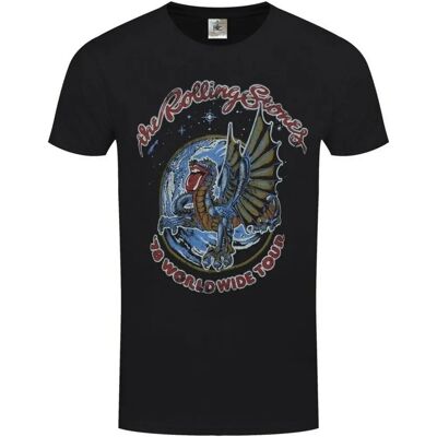 The Rolling Stones Maglietta Unisex 78 Drago - Nero - Taglia: 40/Regolare/14 The Rolling Stones Maglietta Unisex 78 Drago - Nero - Taglia: 40/Regolare/14