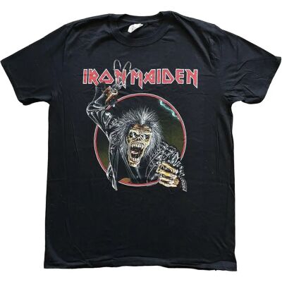 Maglietta Iron Maiden Eddie Hook Nera Maglietta Iron Maiden Eddie Hook Nera