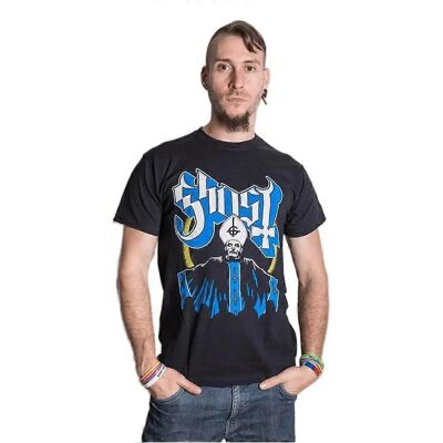 T-shirt Ghost Papa & Band - Nero - Collo circolare - Maniche corte - T-Shirt T-shirt Ghost Papa & Band - Nero - Collo circolare - Maniche corte - T-Shirt