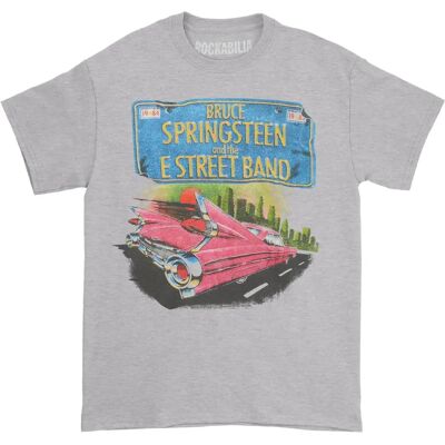 Bruce Springsteen Pink Cadillac T-Shirt - Unisex Adult Bruce Springsteen Pink Cadillac T-Shirt - Unisex Adult