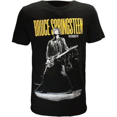 Bruce Springsteen Black Guitar T-Shirt - T-Shirt Bruce Springsteen Black Guitar T-Shirt - T-Shirt