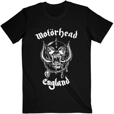 Motorhead Unisex England T-Shirt - T-Shirt Motorhead Unisex England T-Shirt - T-Shirt