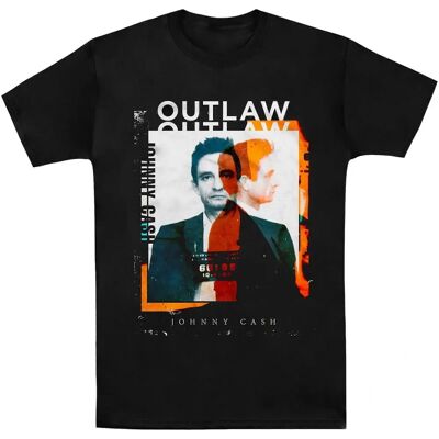 T-Shirt Johnny Cash Unisex Fuorilegge - Adulto Nero XXL T-Shirt Johnny Cash Unisex Fuorilegge - Adulto Nero XXL