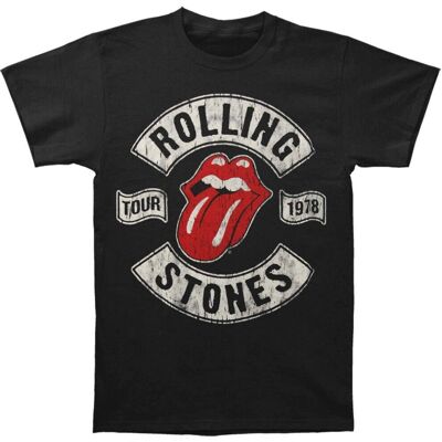 Rolling Stones Black Back Print T-Shirt - Unisex Adult Rolling Stones Black Back Print T-Shirt - Unisex Adult