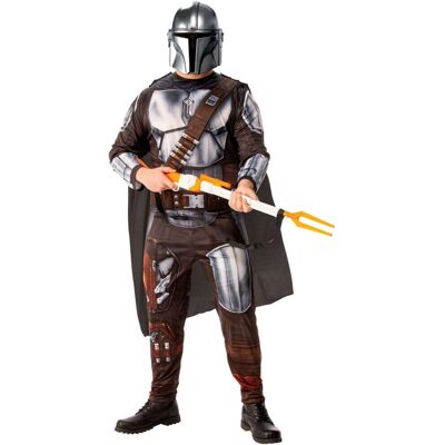 Star Wars The Mandalorian Mens Costume - Brown/Grey - Costume Star Wars The Mandalorian Mens Costume - Brown/Grey - Costume