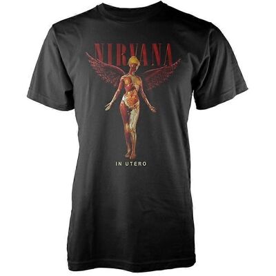 Maglietta Nirvana Unisex In Utero Nero XXL - T-Shirt Maglietta Nirvana Unisex In Utero Nero XXL - T-Shirt