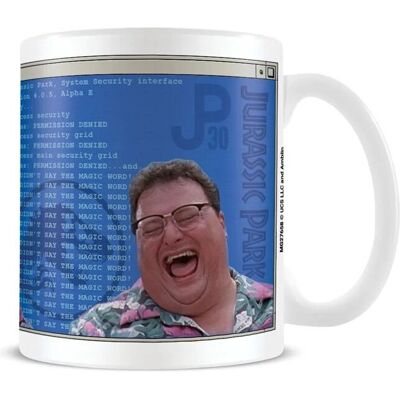 Jurassic Park - Code Mug - Blue/White - 325ml - Mug Jurassic Park - Code Mug - Blue/White - 325ml - Mug