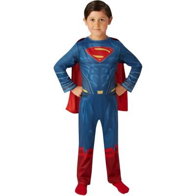 Superman Boys Costume - Contrast Panel, Logo, Muscles - Costumes Superman Boys Costume - Contrast Panel, Logo, Muscles - Costumes
