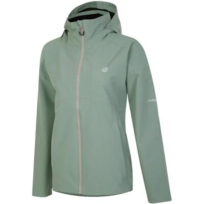 Dare 2b Dames/Wandel Waterproof Jas - Lilypad Groen - UK 16 Dare 2b Dames/Wandel Waterproof Jas - Lilypad Groen - UK 16