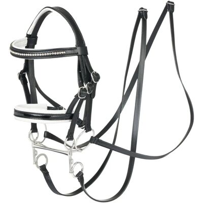 LeMieux Schwarze Kandare für Hobby Horse - Double Bridle LeMieux Schwarze Kandare für Hobby Horse - Double Bridle
