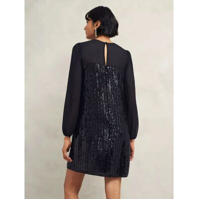 Hobbs Zariah Sequin Dress - Black - Elegant for Parties Hobbs Zariah Sequin Dress - Black - Elegant for Parties