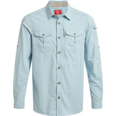 Chemise à manches longues NosiLife Adventure - Homme XXL bleu - Publicité Chemise à manches longues NosiLife Adventure - Homme XXL bleu - Publicité