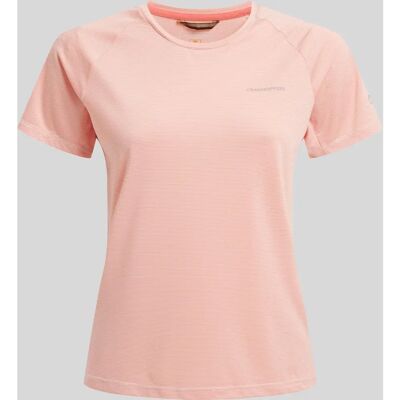 Craghoppers Ellie Short Sleeved T Shirt Pink Peach - T-Shirt Craghoppers Ellie Short Sleeved T Shirt Pink Peach - T-Shirt