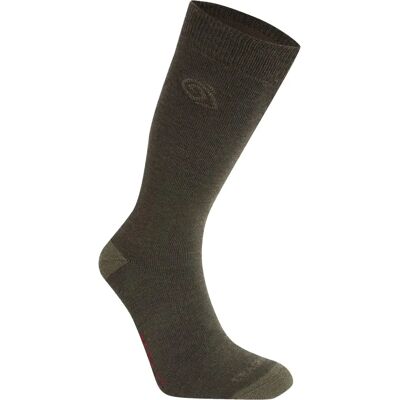 Craghoppers Herren Insektenabweisende Wollmischung Socken - Waldgrün UK Größe 3-5 Craghoppers Herren Insektenabweisende Wollmischung Socken - Waldgrün UK Größe 3-5