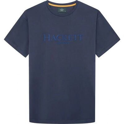T-shirt Heritage Classic Navy di Hackett London - Casual - Cotone - Manica corta - Uomo T-shirt Heritage Classic Navy di Hackett London - Casual - Cotone - Manica corta - Uomo