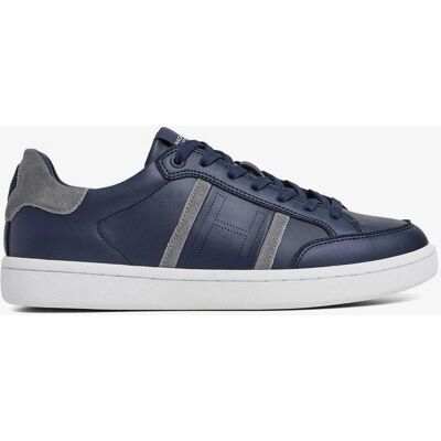 Hackett London Bond Sport Zapatillas de Cuero Marino - Zapatos Deportivos Hackett London Bond Sport Zapatillas de Cuero Marino - Zapatos Deportivos