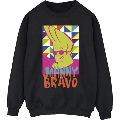 Pertemba Johnny Bravo Black Sweatshirt - Apparel Pertemba Johnny Bravo Black Sweatshirt - Apparel